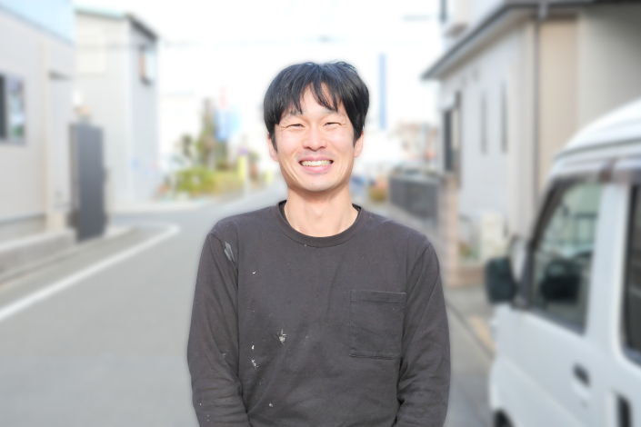 専務取締役上森の写真